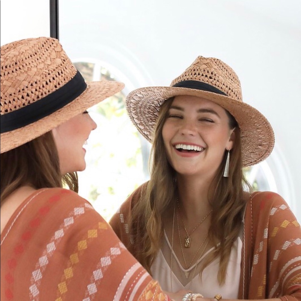 Boho Chic Brown Panama Hat